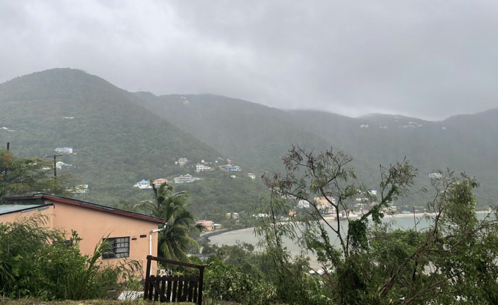 Tropical Storm Ernesto batters BVI with rain and winds